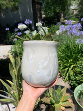 Load image into Gallery viewer, Ceramic Plant Pot Handmade Crystalline Glazed Medium Planter