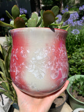 Load image into Gallery viewer, Ceramic Plant Pot Handmade Crystalline Glazed Medium Planter