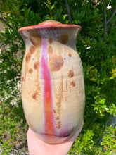 Load image into Gallery viewer, Crystalline Pottery Decorative Jar or Vase with Lid