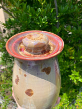 Load image into Gallery viewer, Crystalline Pottery Decorative Jar or Vase with Lid