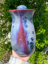 Load image into Gallery viewer, Crystalline Pottery Decorative Jar or Vase with Lid