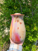Load image into Gallery viewer, Crystalline Pottery Decorative Jar or Vase with Lid