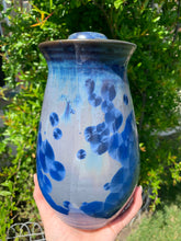 Load image into Gallery viewer, Crystalline Pottery Decorative Jar or Vase with Lid