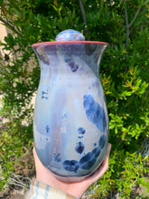 Load image into Gallery viewer, Crystalline Pottery Decorative Jar or Vase with Lid