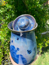 Load image into Gallery viewer, Crystalline Pottery Decorative Jar or Vase with Lid