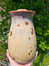 Load image into Gallery viewer, Crystalline Pottery Decorative Jar or Vase with Lid