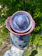 Load image into Gallery viewer, Crystalline Pottery Decorative Jar or Vase with Lid