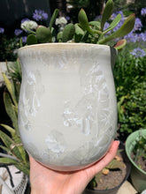 Load image into Gallery viewer, Ceramic Plant Pot Handmade Crystalline Glazed Medium Planter