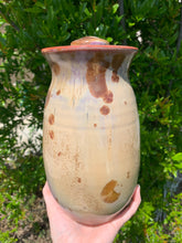 Load image into Gallery viewer, Crystalline Pottery Decorative Jar or Vase with Lid