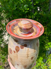 Load image into Gallery viewer, Crystalline Pottery Decorative Jar or Vase with Lid