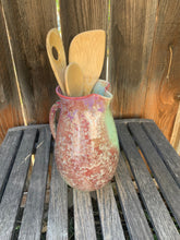 Load image into Gallery viewer, Ceramic Pitcher Crystalline Pottery Handmade Large Drink Pitcher