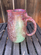 Load image into Gallery viewer, Ceramic Pitcher Crystalline Pottery Handmade Large Drink Pitcher