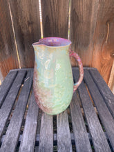 Load image into Gallery viewer, Ceramic Pitcher Crystalline Pottery Handmade Large Drink Pitcher