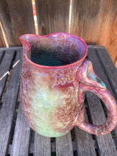 Load image into Gallery viewer, Ceramic Pitcher Crystalline Pottery Handmade Large Drink Pitcher