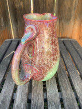 Load image into Gallery viewer, Ceramic Pitcher Crystalline Pottery Handmade Large Drink Pitcher