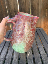 Load image into Gallery viewer, Ceramic Pitcher Crystalline Pottery Handmade Large Drink Pitcher