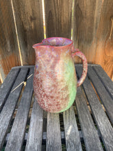 Load image into Gallery viewer, Ceramic Pitcher Crystalline Pottery Handmade Large Drink Pitcher