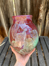 Load image into Gallery viewer, Crystalline Pottery Vase Handmade Decorative Flower Vase