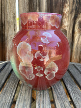 Load image into Gallery viewer, Crystalline Pottery Vase Handmade Decorative Flower Vase