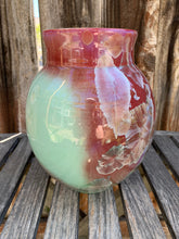 Load image into Gallery viewer, Crystalline Pottery Vase Handmade Decorative Flower Vase