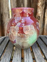 Load image into Gallery viewer, Crystalline Pottery Vase Handmade Decorative Flower Vase