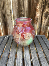 Load image into Gallery viewer, Crystalline Pottery Vase Handmade Decorative Flower Vase