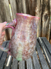 Load image into Gallery viewer, Ceramic Pitcher Crystalline Pottery Handmade Large Drink Pitcher