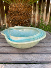 Load image into Gallery viewer, Crystalline Glazed Decorative Bowl Handmade White Crystals