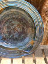 Load image into Gallery viewer, Decorative Multiple Rim Bowl Handmade Pottery Crystalline Glazed