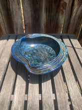 Load image into Gallery viewer, Decorative Multiple Rim Bowl Handmade Pottery Crystalline Glazed