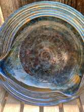 Load image into Gallery viewer, Decorative Multiple Rim Bowl Handmade Pottery Crystalline Glazed