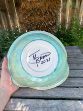 Load image into Gallery viewer, Crystalline Glazed Decorative Bowl Handmade White Crystals