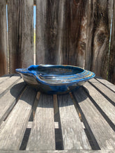 Load image into Gallery viewer, Decorative Multiple Rim Bowl Handmade Pottery Crystalline Glazed