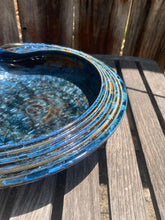 Load image into Gallery viewer, Decorative Multiple Rim Bowl Handmade Pottery Crystalline Glazed