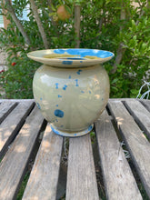 Load image into Gallery viewer, Crystalline Pottery Small Vase Handmade Decorative Flower Vase
