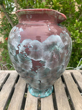 Load image into Gallery viewer, Crystalline Pottery Vase Handmade Decorative Flower Vase
