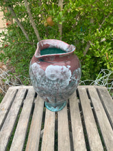 Load image into Gallery viewer, Crystalline Pottery Vase Handmade Decorative Flower Vase