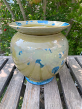 Load image into Gallery viewer, Crystalline Pottery Small Vase Handmade Decorative Flower Vase