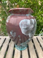 Load image into Gallery viewer, Crystalline Pottery Vase Handmade Decorative Flower Vase