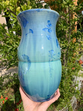 Load image into Gallery viewer, Crystalline Pottery Vase Handmade Decorative Flower Vase