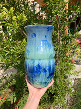 Load image into Gallery viewer, Crystalline Pottery Vase Handmade Decorative Flower Vase