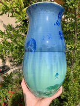 Load image into Gallery viewer, Crystalline Pottery Vase Handmade Decorative Flower Vase