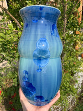 Load image into Gallery viewer, Crystalline Pottery Vase Handmade Decorative Flower Vase