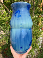 Load image into Gallery viewer, Crystalline Pottery Vase Handmade Decorative Flower Vase