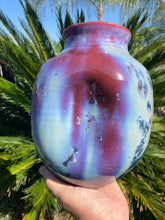 Load image into Gallery viewer, Crystalline Pottery Vase Handmade Decorative Flower Vase
