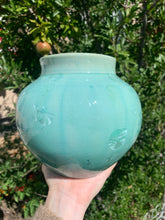 Load image into Gallery viewer, Crystalline Pottery Vase Handmade Decorative Flower Vase
