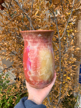 Load image into Gallery viewer, Crystalline Pottery Decorative Jar or Vase with Lid