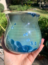 Load image into Gallery viewer, Small Plant Pot Handmade Crystalline Glazed Planter