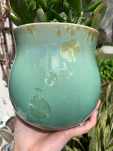 Load image into Gallery viewer, Ceramic Plant Pot Handmade Crystalline Glazed Medium Planter
