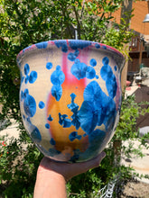 Load image into Gallery viewer, Ceramic Plant Pot Handmade Crystalline Glazed Large Planter